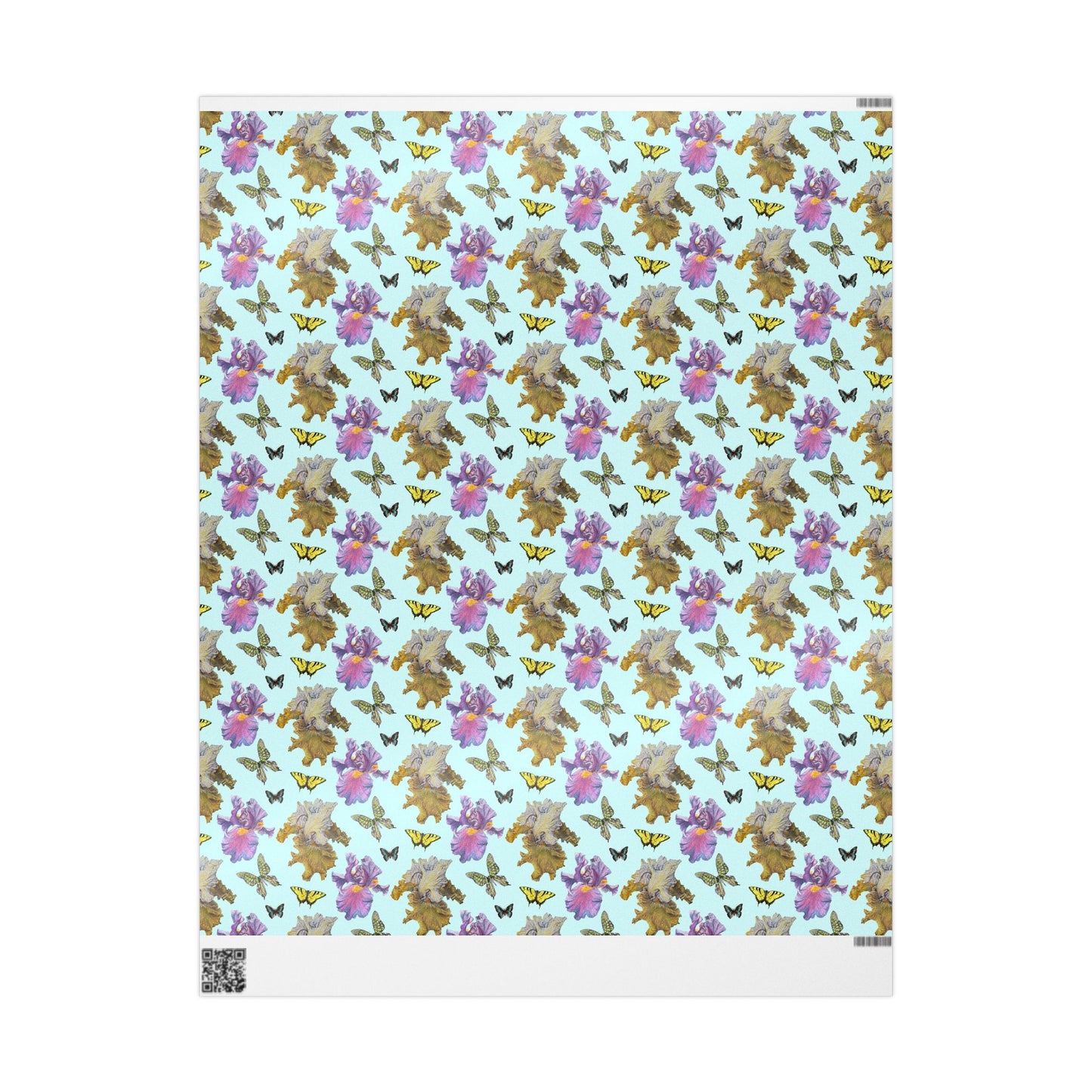 Floral Butterfly Wrapping Paper, Gift Wrap for Birthdays, Celebrations, Seasonal Events, Eco-Friendly Gift Wrap, Custom Gift Wrapping