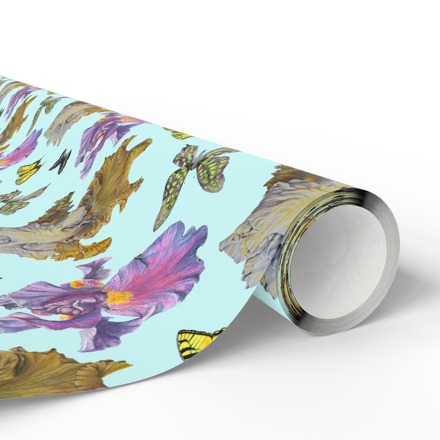 Floral Butterfly Wrapping Paper, Gift Wrap for Birthdays, Celebrations, Seasonal Events, Eco-Friendly Gift Wrap, Custom Gift Wrapping