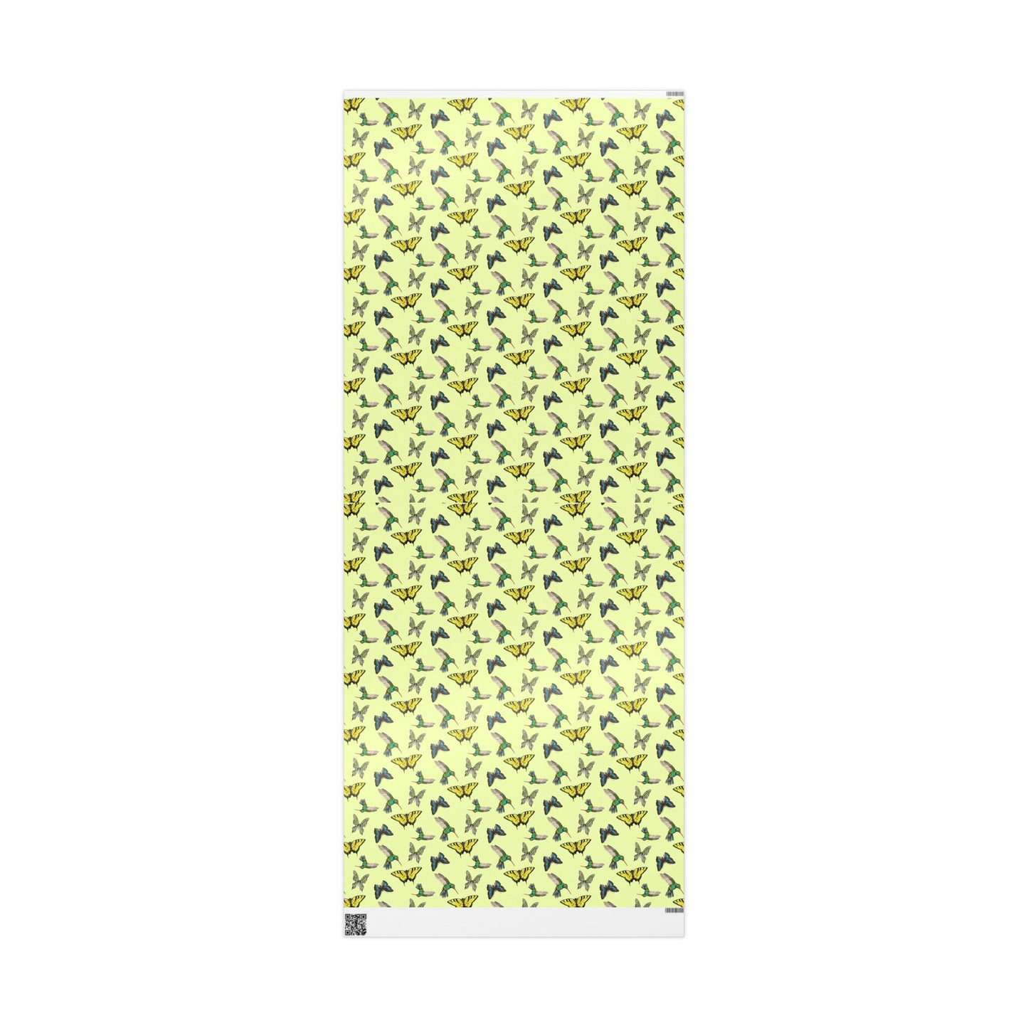 Butterfly & Bird Wrapping Paper - Eco-Friendly Gift Wrap, Floral Design for Holidays, Birthdays, Special Occasions, Artisan Decor