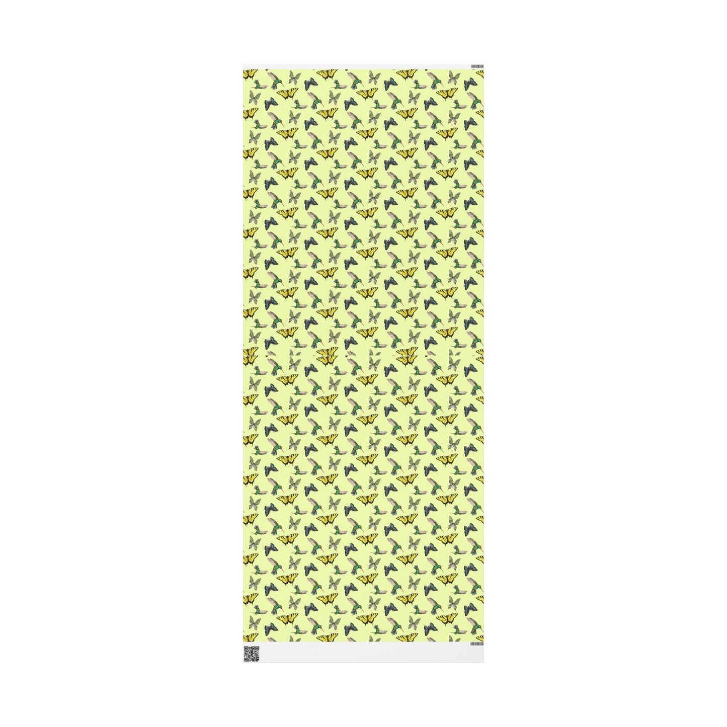 Butterfly & Bird Wrapping Paper - Eco-Friendly Gift Wrap, Floral Design for Holidays, Birthdays, Special Occasions, Artisan Decor