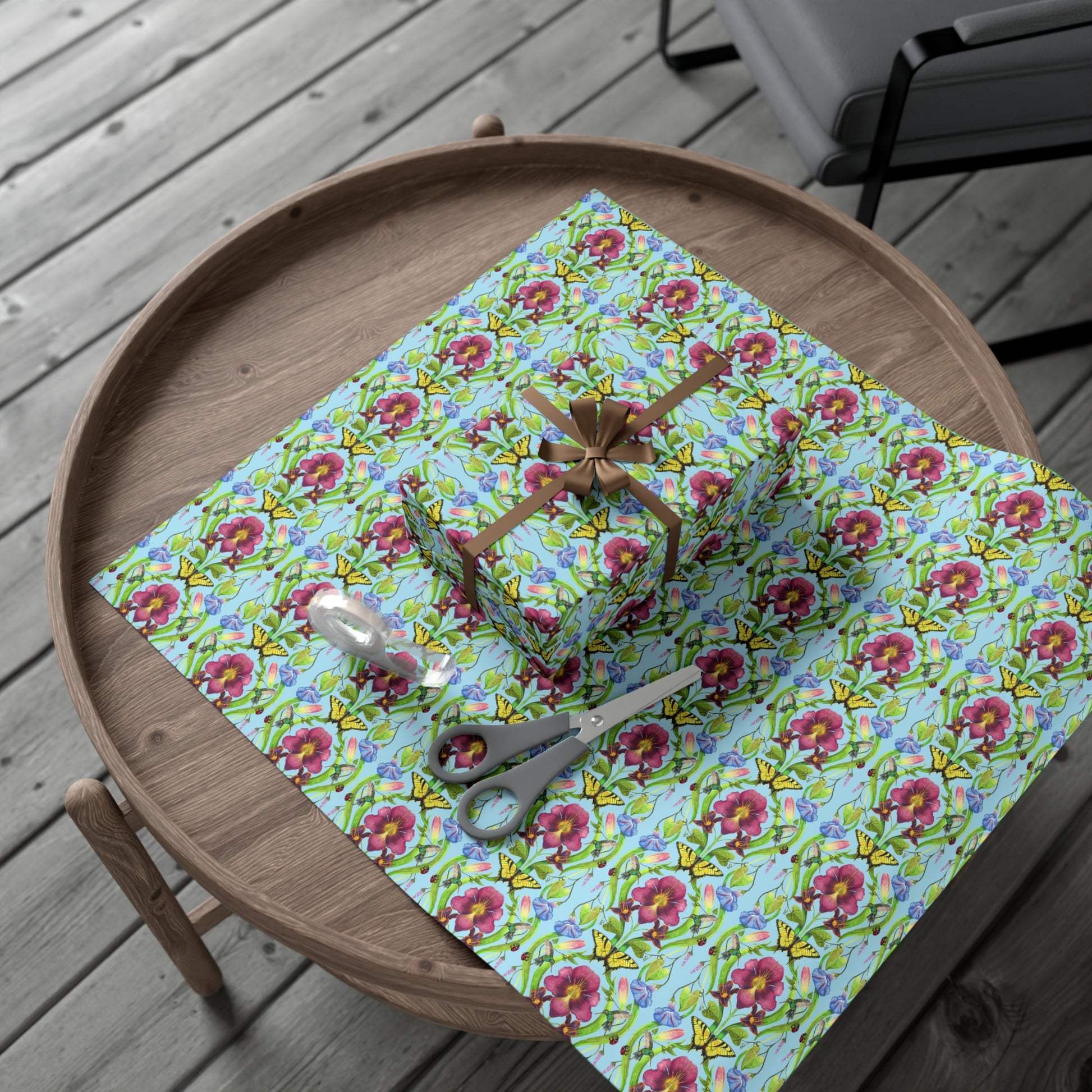 Elegant Botanical Gift Wrapping Paper