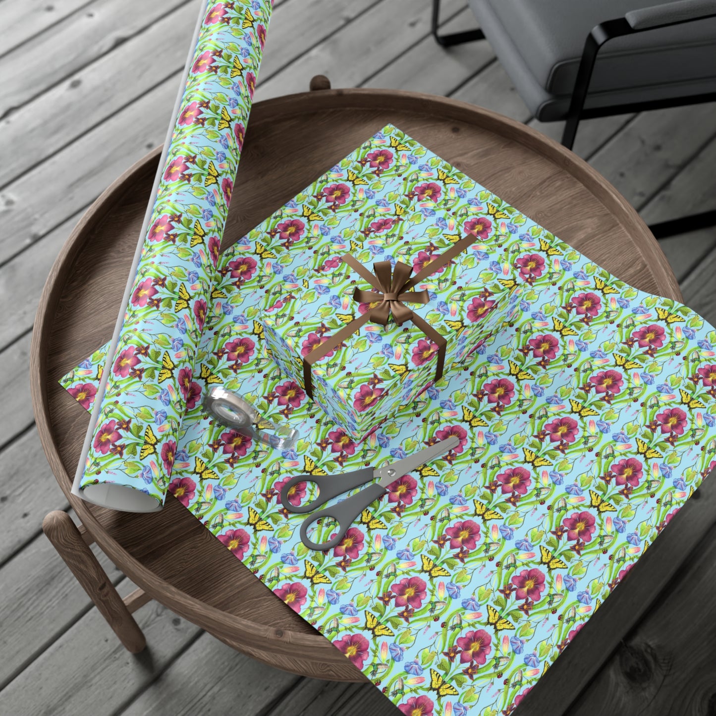 Elegant Botanical Gift Wrapping Paper