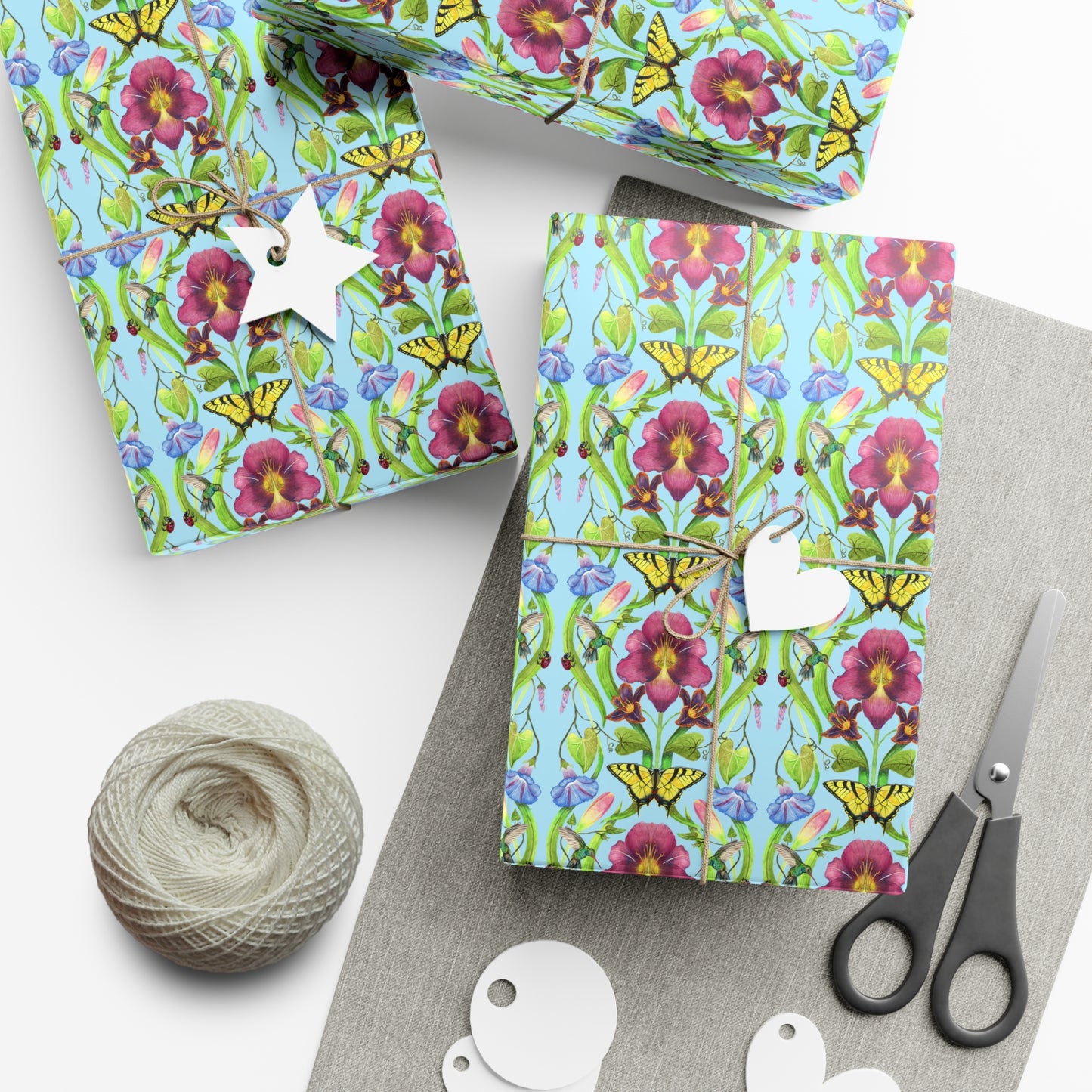 Elegant Botanical Art Gift Wrapping Paper