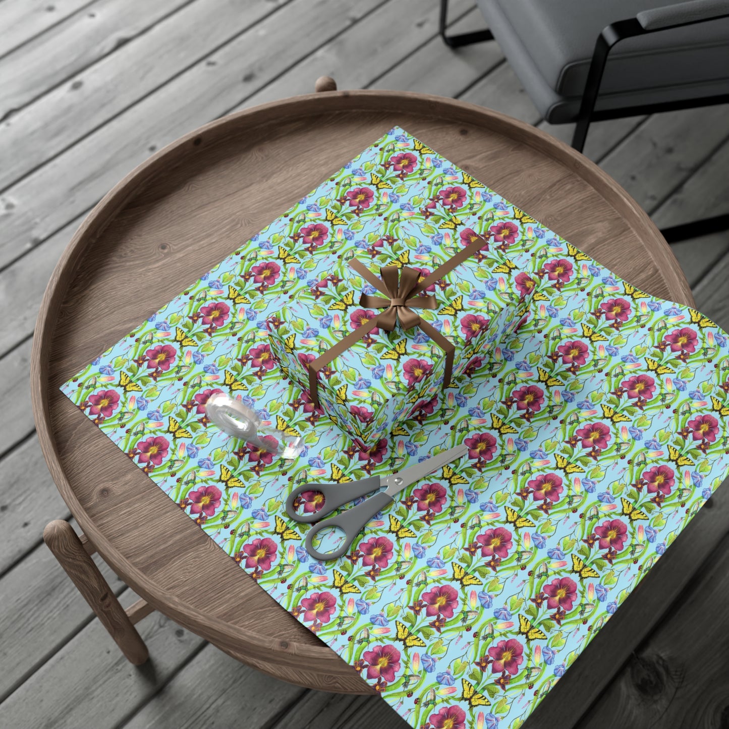 Elegant Botanical Gift Wrapping Paper