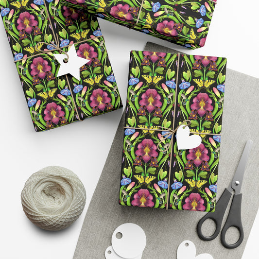 Elegant Botanical Art Gift Wrapping Paper