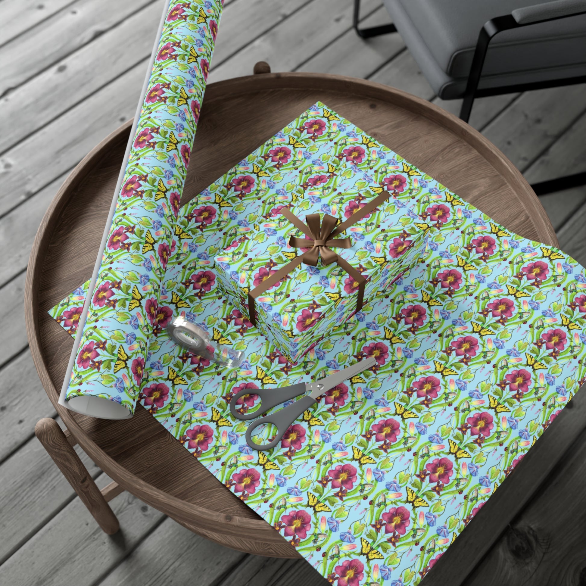 Elegant Botanical Gift Wrapping Paper