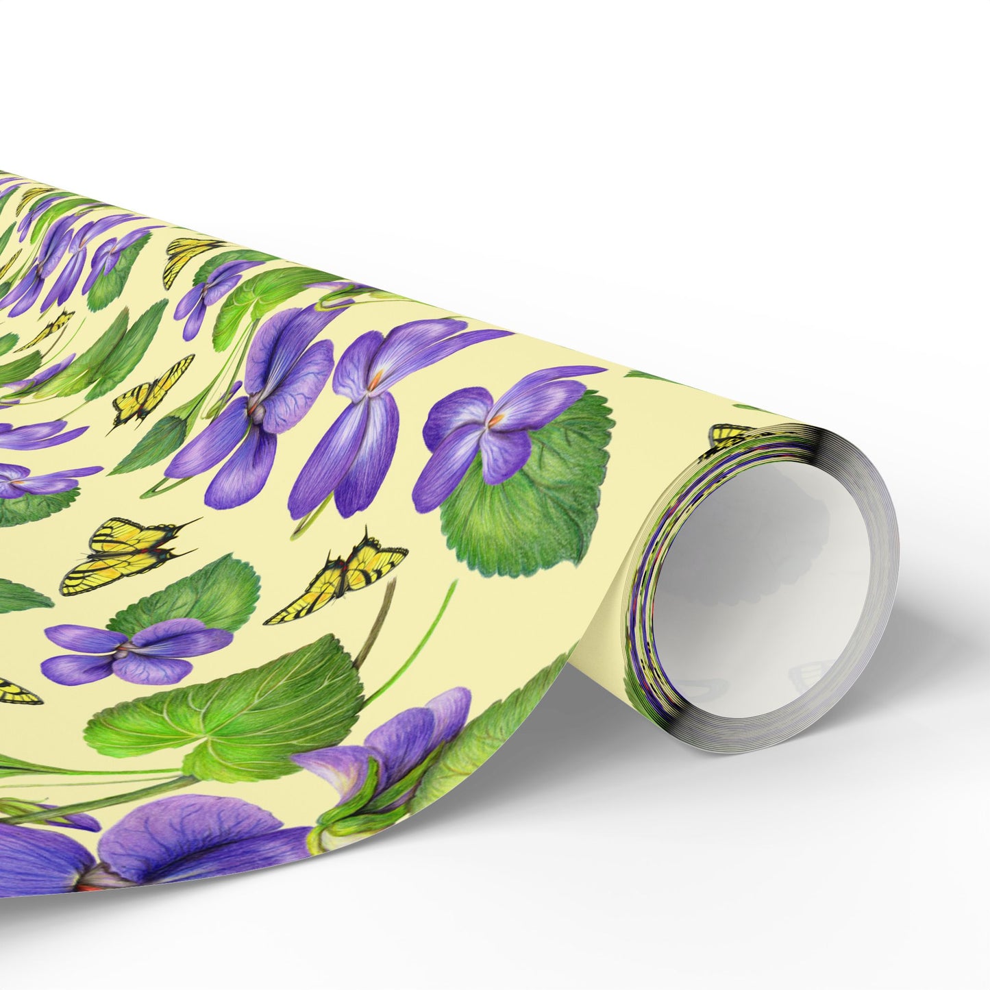 Vibrant Violets and Butterflies Gift Wrap, Gift Wrapping Paper Perfect for Birthdays, Weddings, and Special Occasions