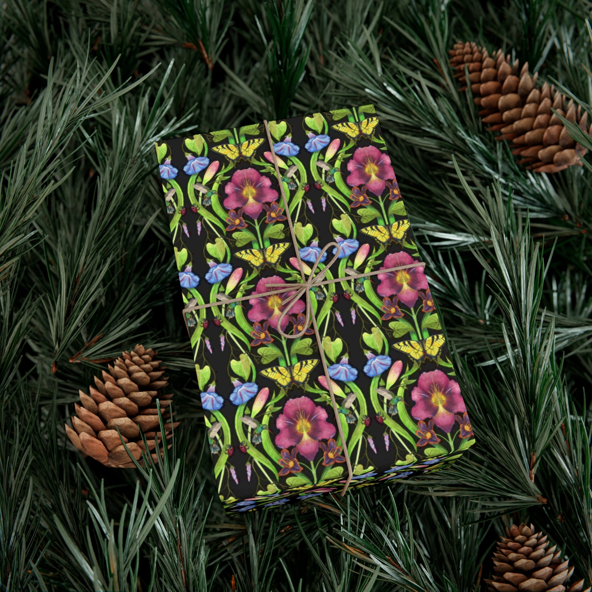 Elegant Botanical Art Gift Wrapping Paper