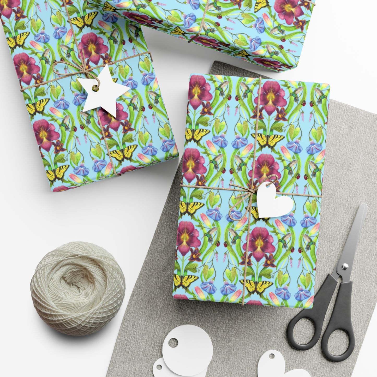 Elegant Botanical Art Gift Wrapping Paper