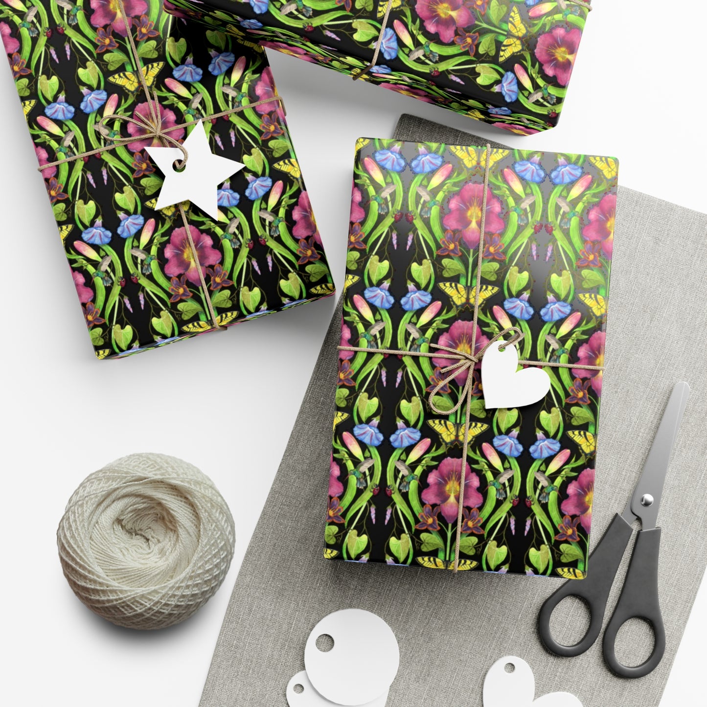 Elegant Botanical Art Gift Wrapping Paper