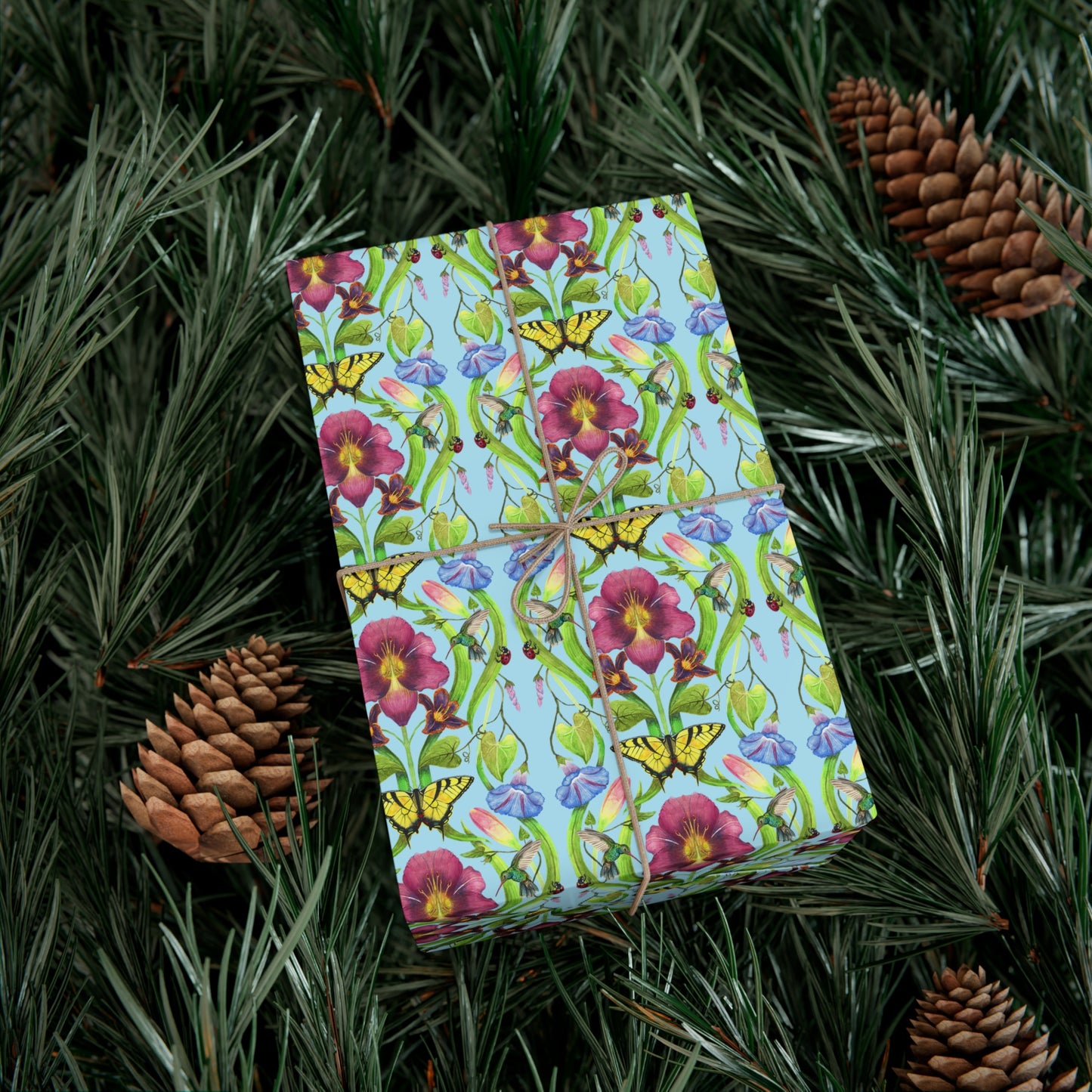 Elegant Botanical Gift Wrapping Paper