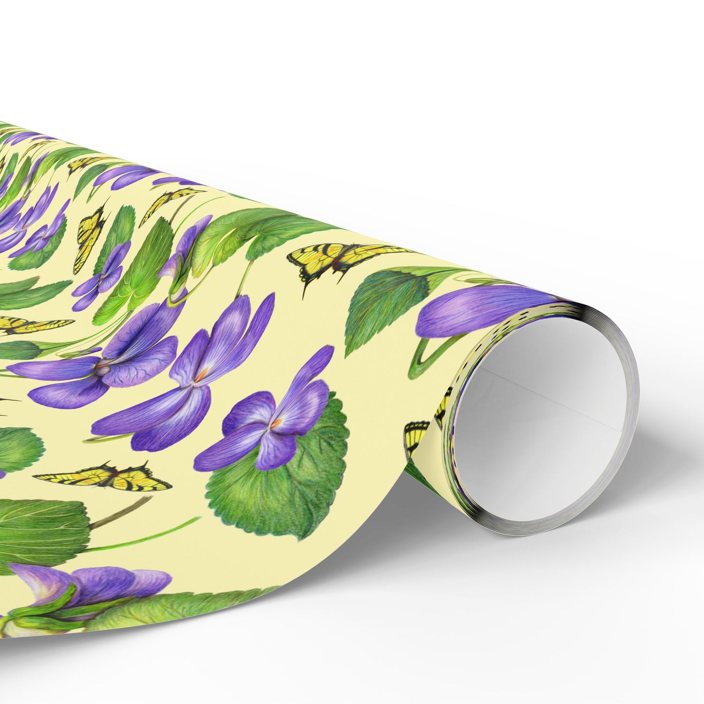 Vibrant Violets and Butterflies Gift Wrap, Gift Wrapping Paper Perfect for Birthdays, Weddings, and Special Occasions