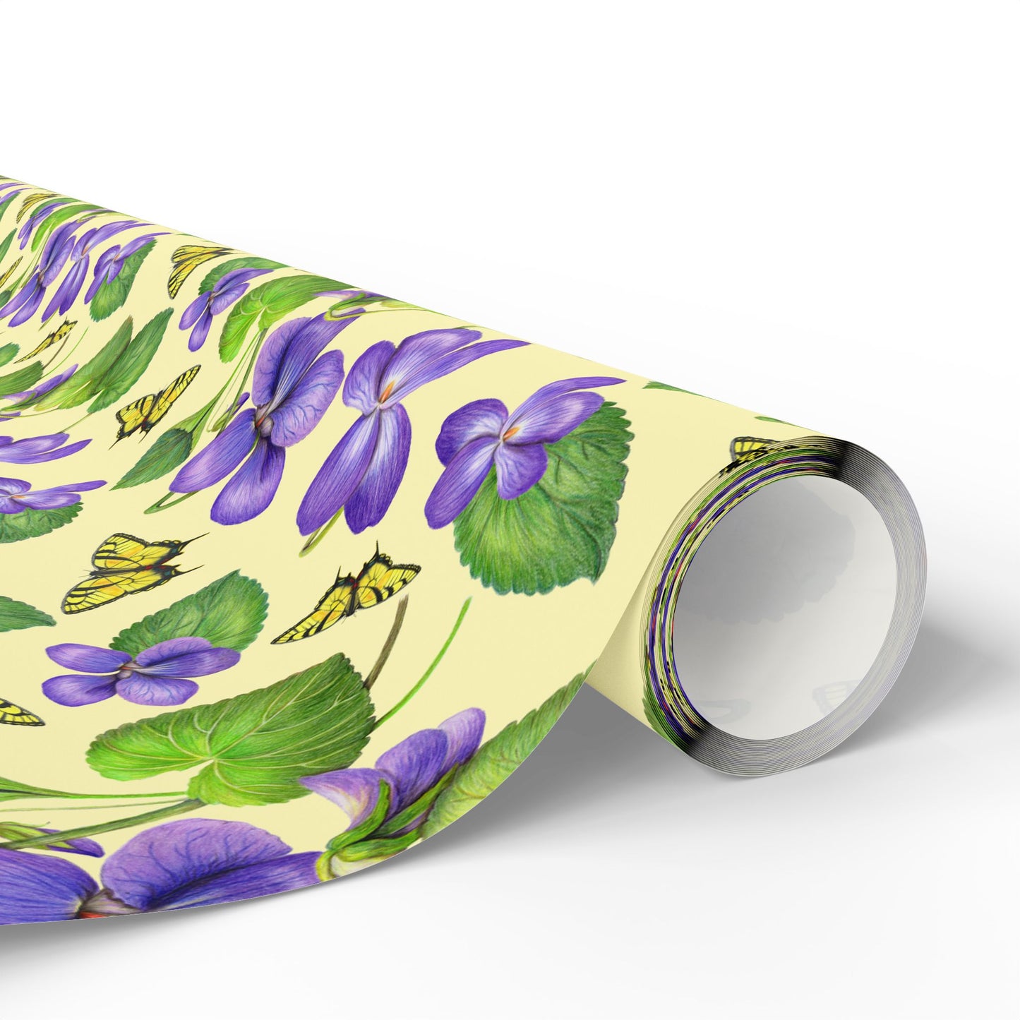 Vibrant Violets and Butterflies Gift Wrap, Gift Wrapping Paper Perfect for Birthdays, Weddings, and Special Occasions