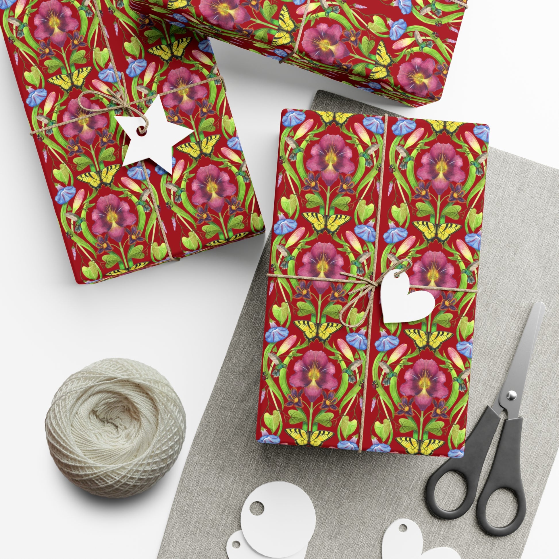 Elegant Botanical Gift Wrapping Paper