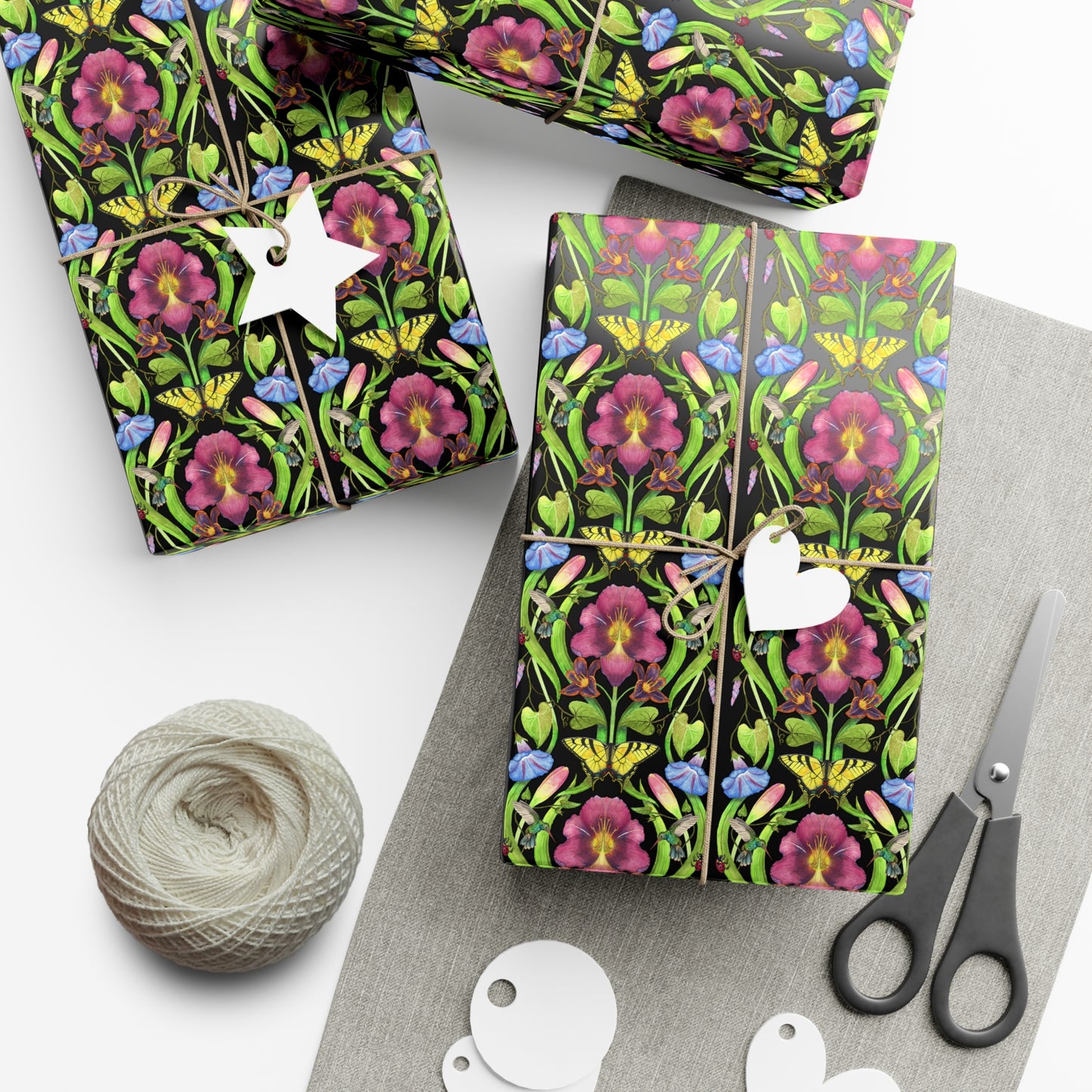 Elegant Botanical Art Gift Wrapping Paper