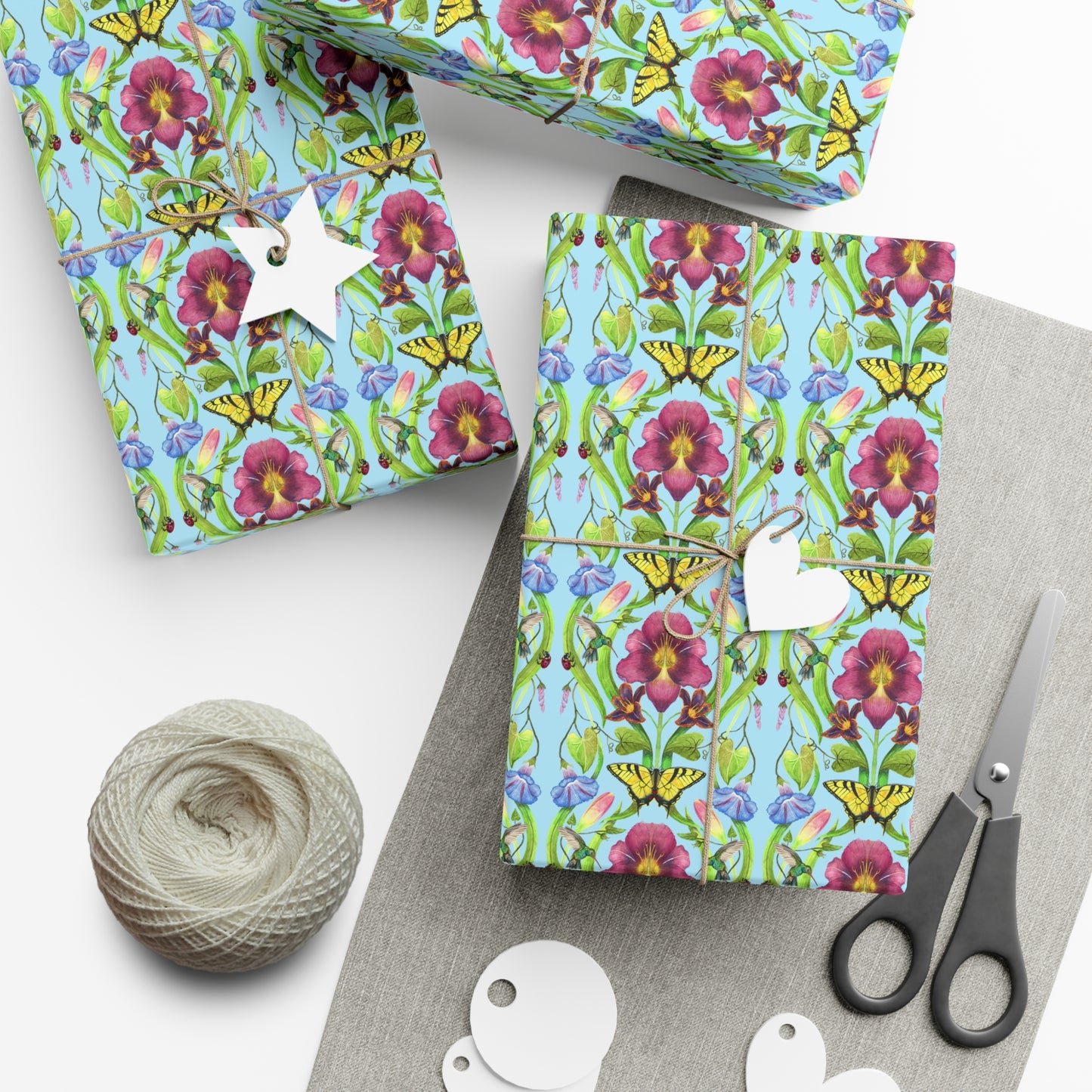 Elegant Botanical Art Gift Wrapping Paper