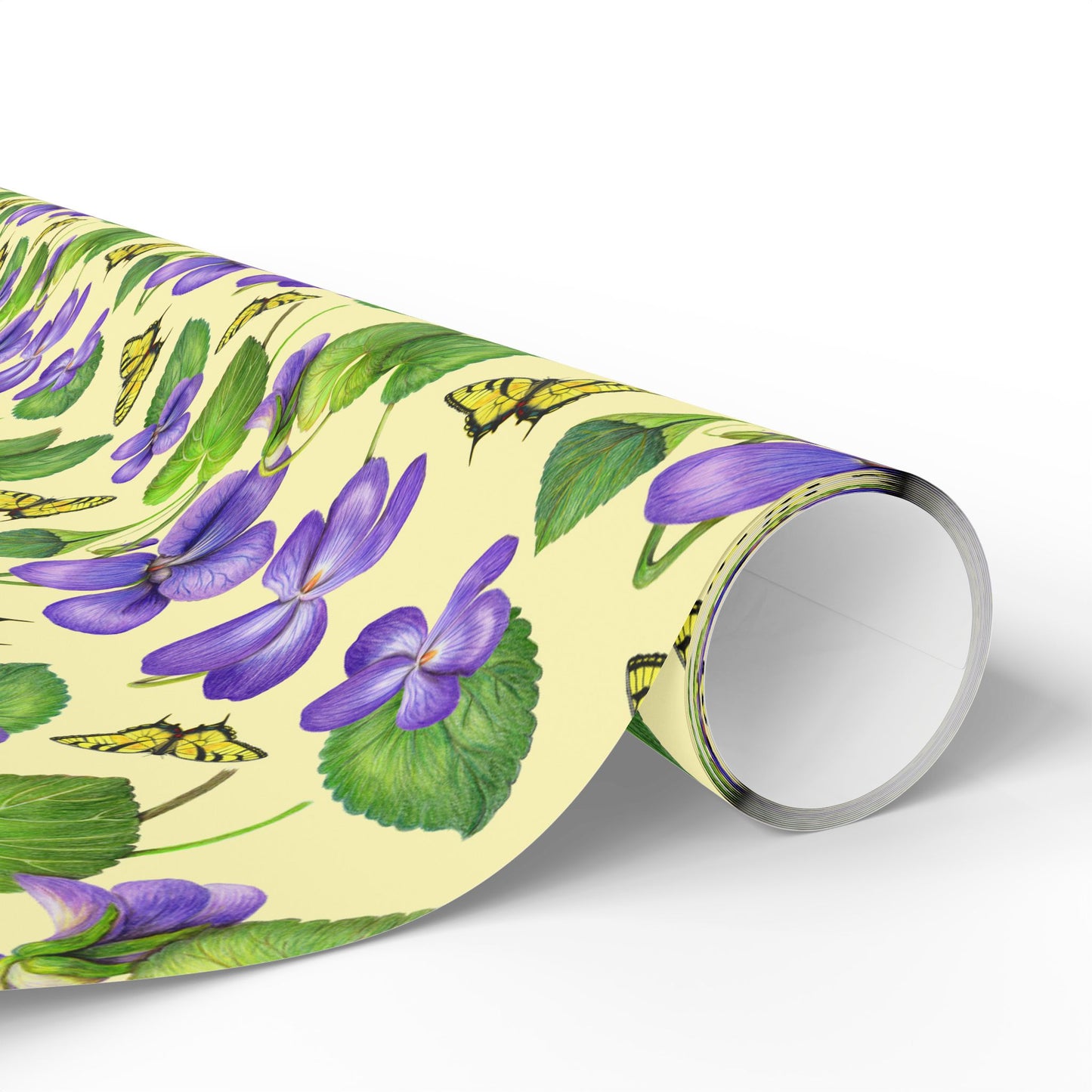 Vibrant Violets and Butterflies Gift Wrap, Gift Wrapping Paper Perfect for Birthdays, Weddings, and Special Occasions