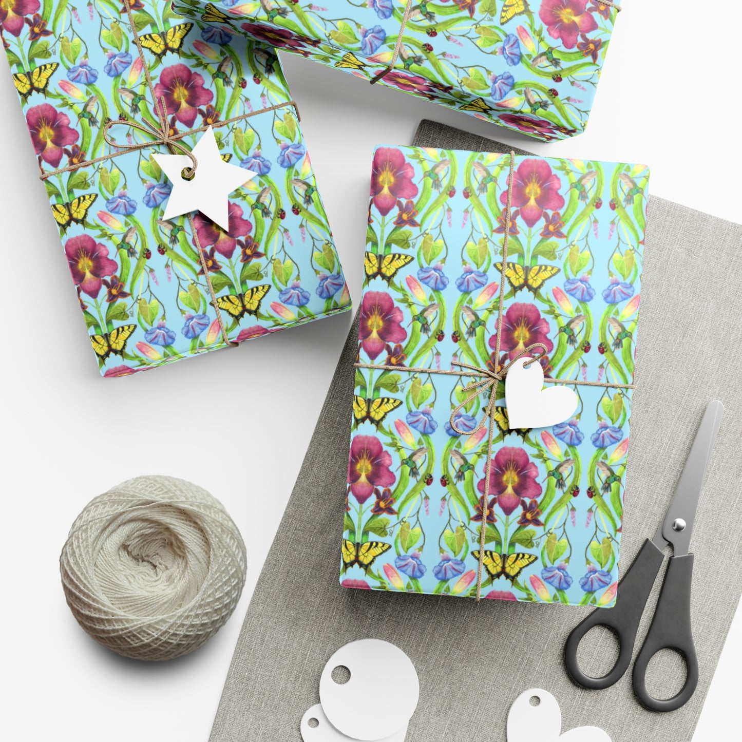 Elegant Botanical Art Gift Wrapping Paper