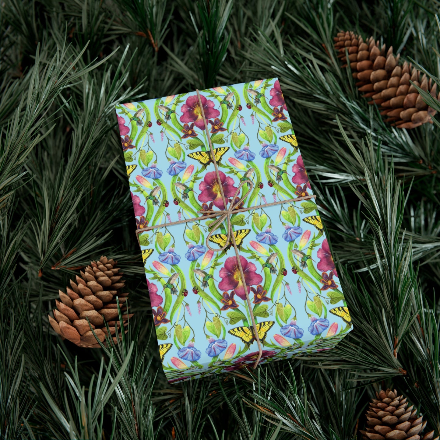 Elegant Botanical Gift Wrapping Paper