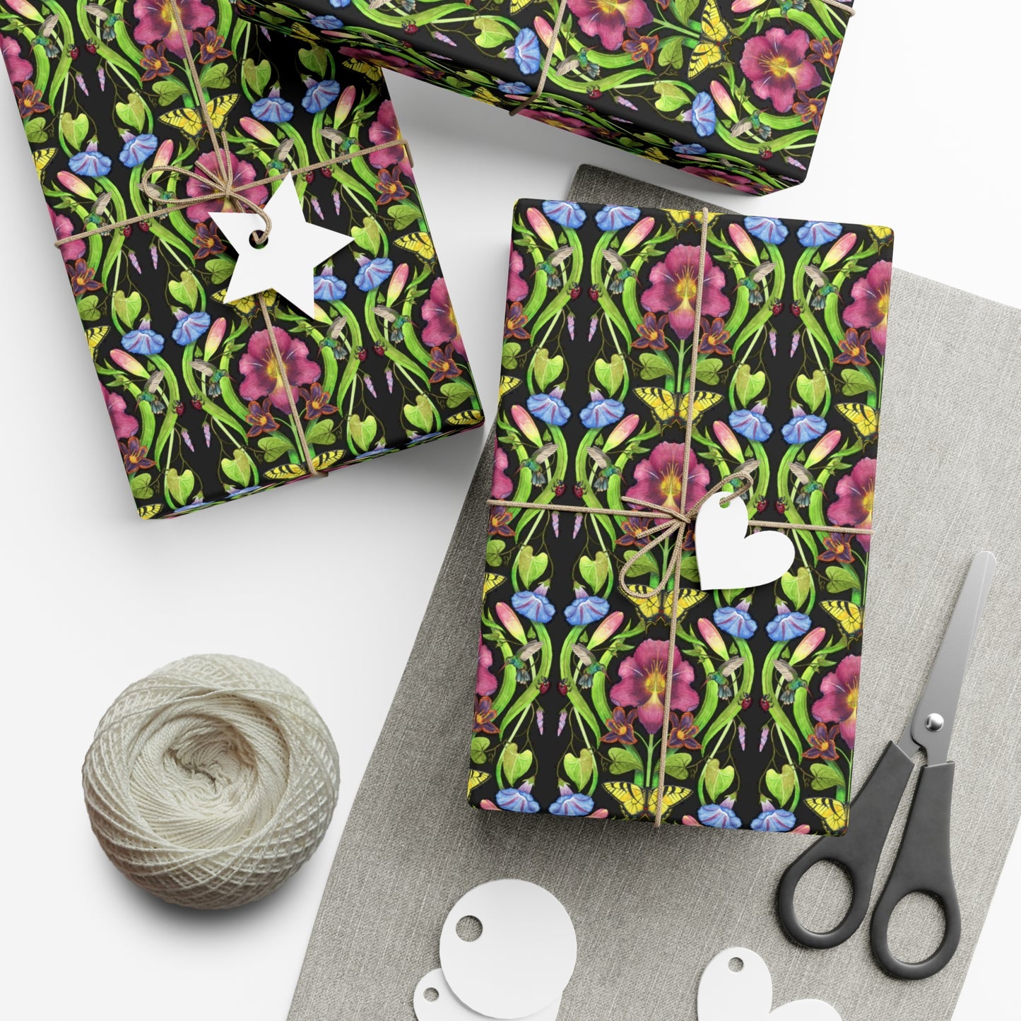 Elegant Botanical Art Gift Wrapping Paper