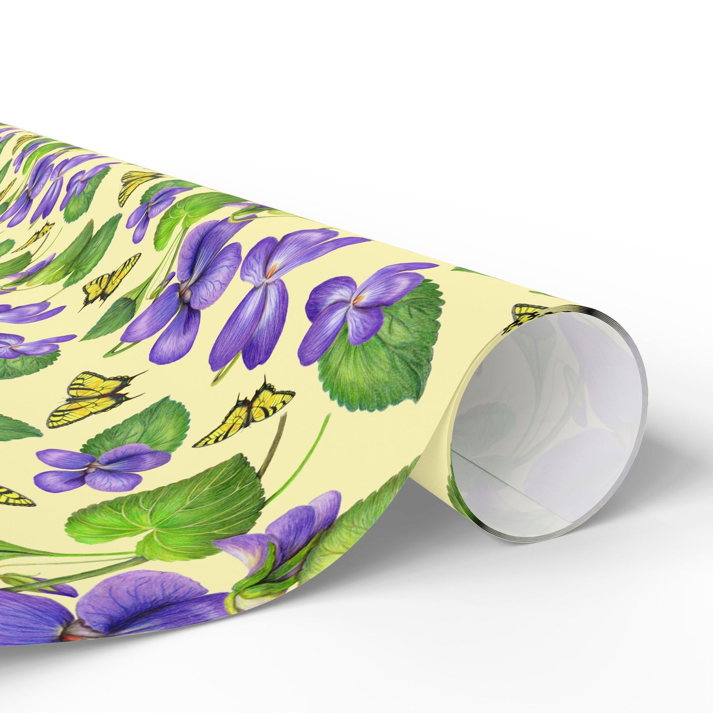 Vibrant Violets and Butterflies Gift Wrap, Gift Wrapping Paper Perfect for Birthdays, Weddings, and Special Occasions