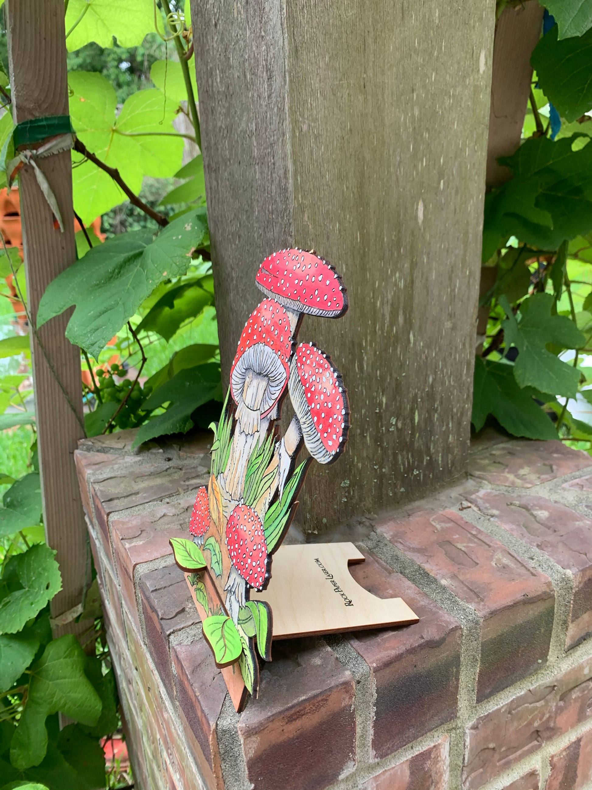 Amanita Muscaria Mushroom Cell Phone and Tablet Stand