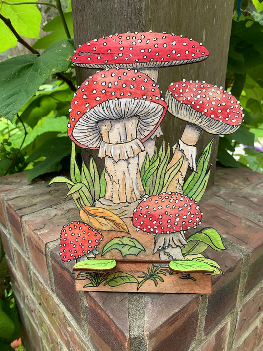 Amanita Muscaria Mushroom Cell Phone and Tablet Stand