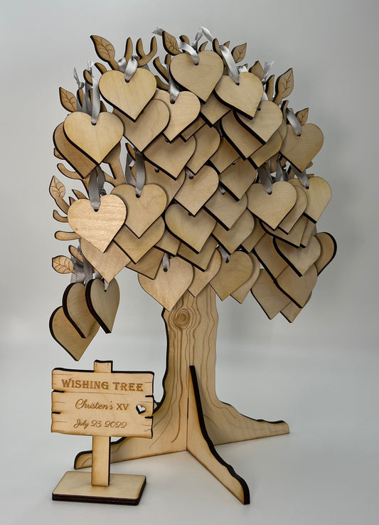 Wooden Wishing Tree for Weddings