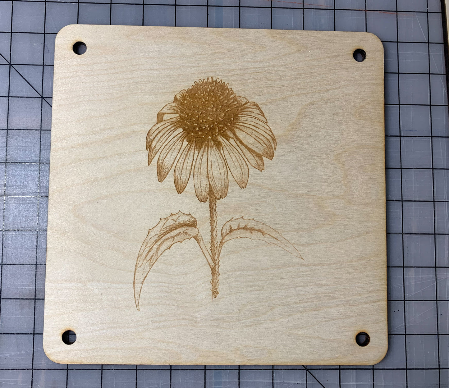 Personalized Large Flower Press