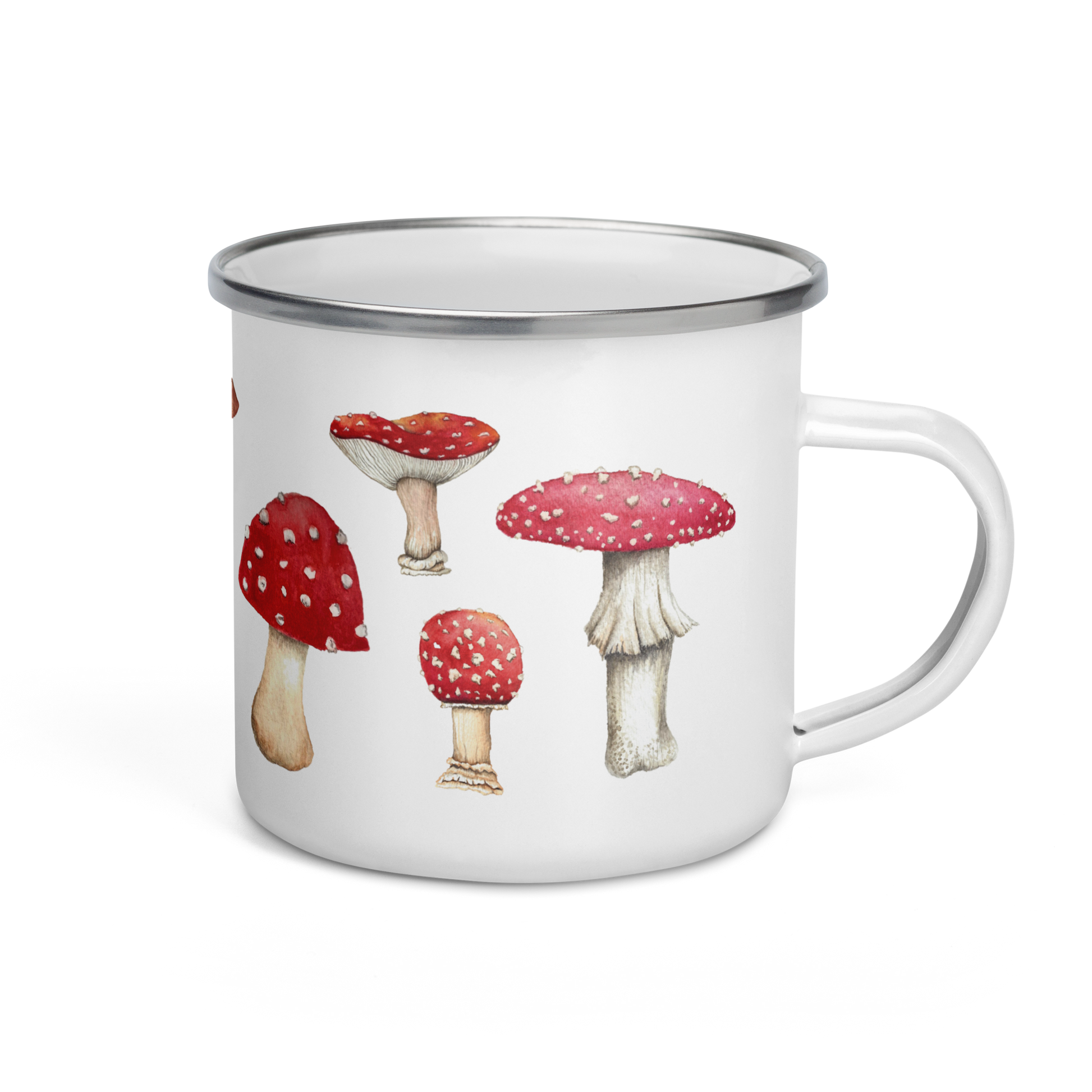 Amanita Mushroom Enamel Mug