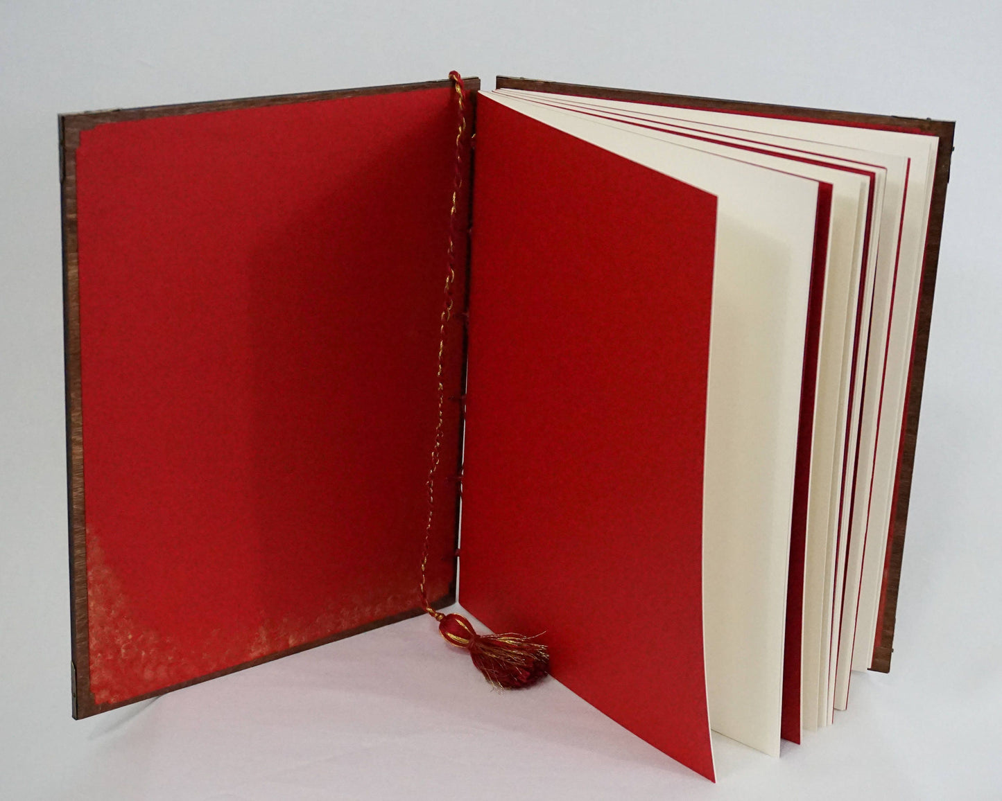 Custom  Wedding Guest Book - Hand Bound