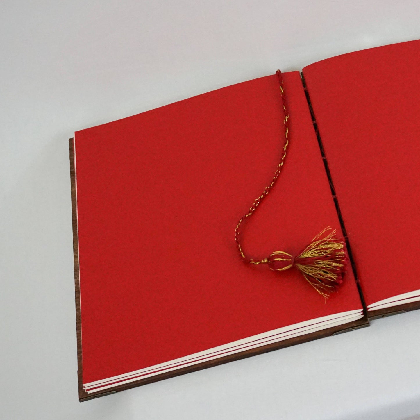 Custom  Wedding Guest Book - Hand Bound