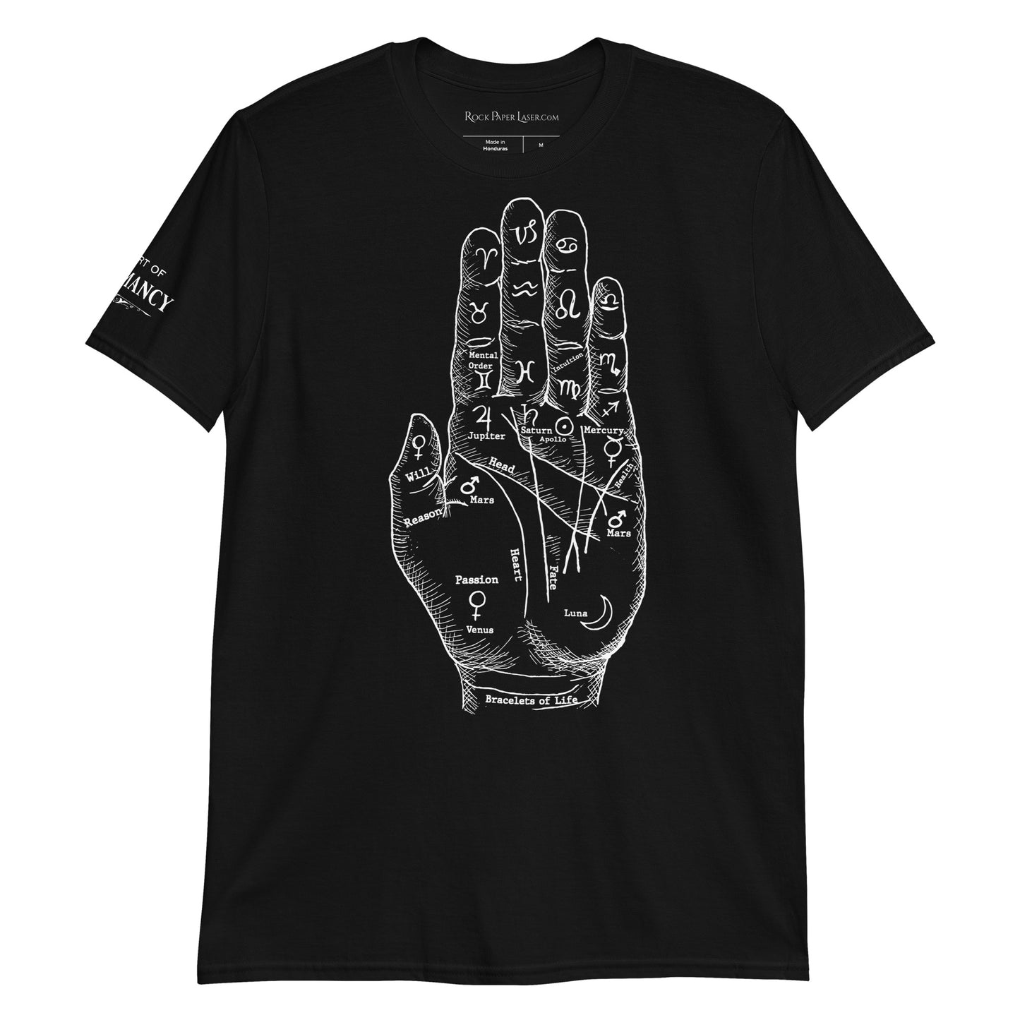 Palm reading T-shirt, Palmistry T-shirt, Chiromancy T-shirt